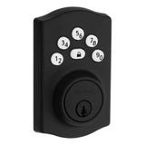 Kwikset 9240TRL Traditional Powerbolt Electronic SmartCode Deadbolt in Matte Black