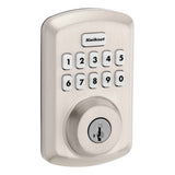 Kwikset 9250TRS Transitional Powerbolt 2 Electronic SmartCode Deadbolt SmartKey in Satin Nickel