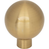 Top Knobs TK3340HB Brockwell 1 1/8" Diameter Round Knob Honey Bronze