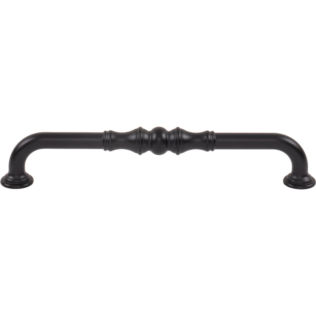 Top Knobs TK3434BLK Bayridge 7 9/16" Center to Center Bar Pull Flat Black
