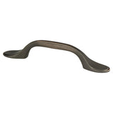 Berenson 9345-10WN-P Traditional Advantage One arched cabinet pull in satin stainless, additional view