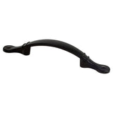 Berenson 9370-1055-P matte black arched cabinet pull