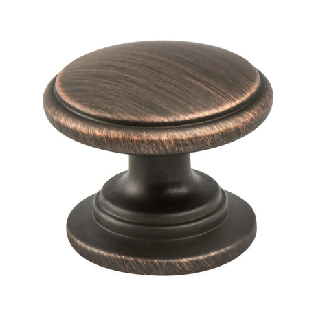 Berenson 9375-1BPN-P Traditional Advantage Two round cabinet cabinet knob in satin stainless, additional view