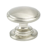 Berenson 9375-1BPN-P brushed nickel round cabinet knob