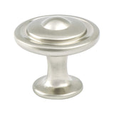 Berenson 9381-1BPN-P brushed nickel round cabinet knob