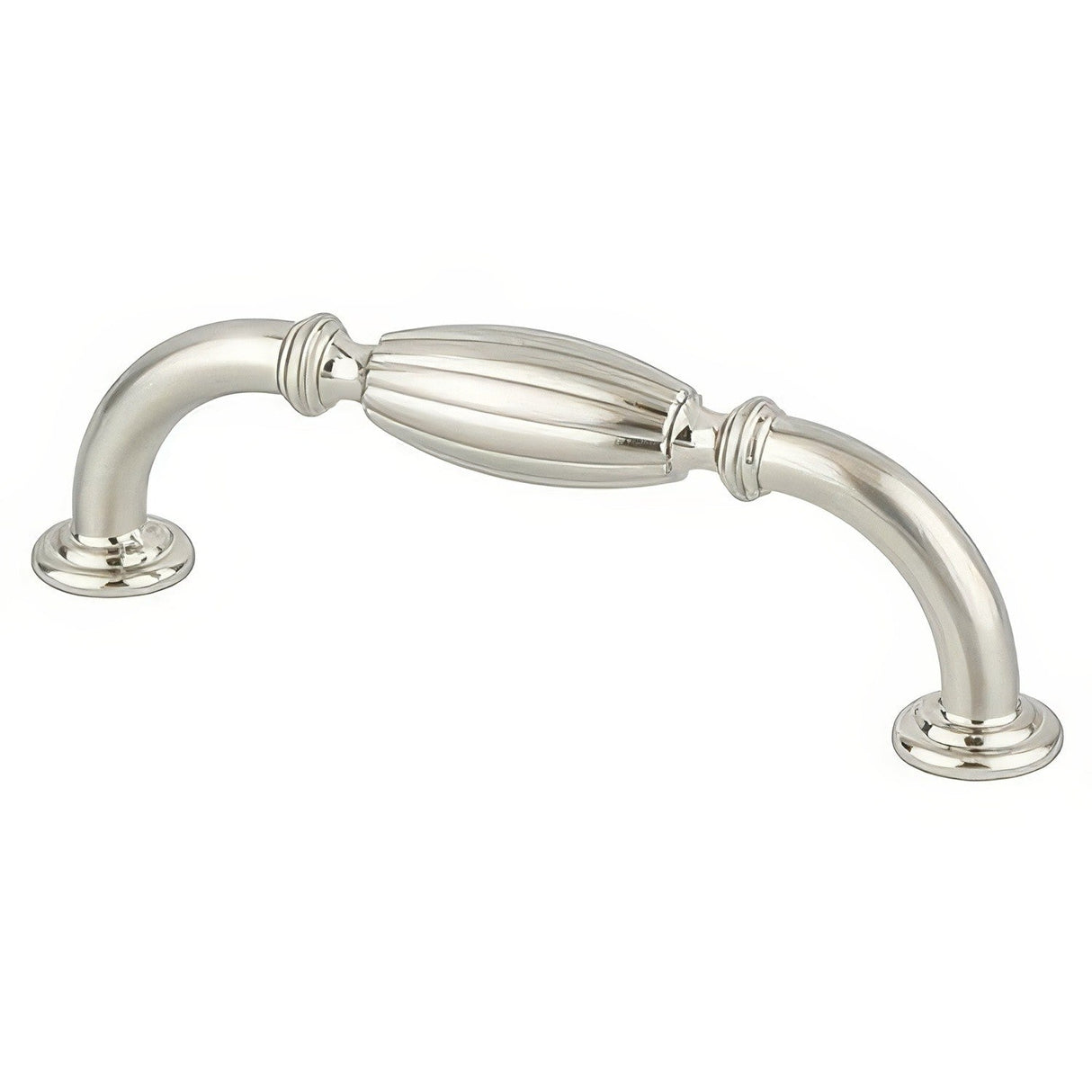 Berenson 9393-1BPN-P brushed nickel arched cabinet pull