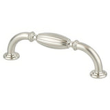 Berenson 9393-1BPN-P brushed nickel arched cabinet pull