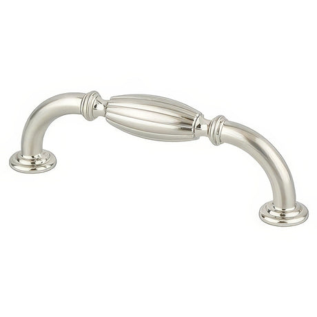 Berenson 9393-1BPN-P brushed nickel arched cabinet pull