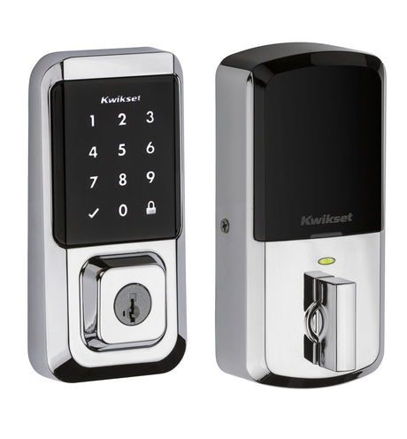 Kwikset 939WIFITSCR-26S bright chrome wi fi enabled deadbolt
