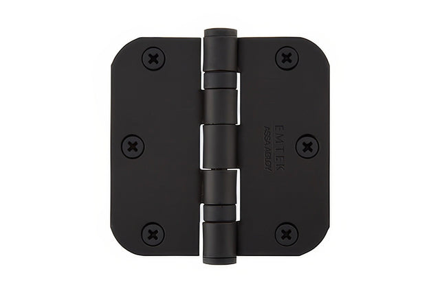 Emtek 94013US19 flat black ball bearing hinge
