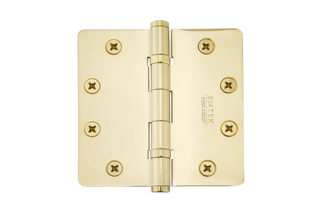 Emtek 94013US3 polished brass ball bearing hinge