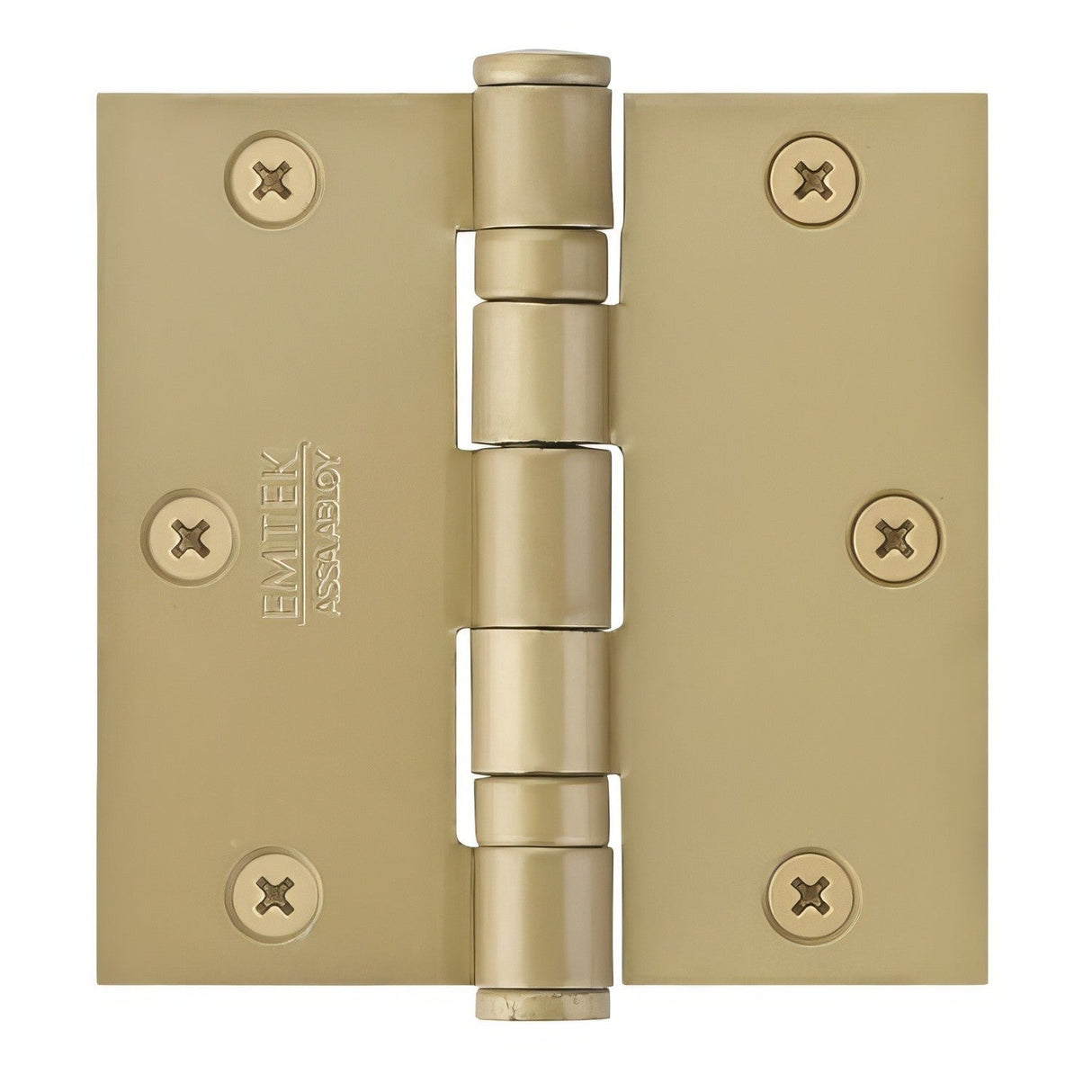 Emtek 94013US4 satin brass ball bearing hinge