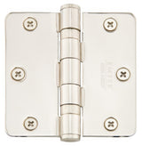 Emtek 94023US14 polished nickel ball bearing hinge
