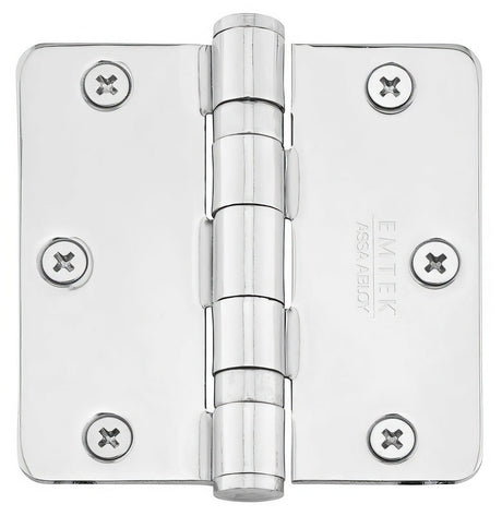 Emtek 94023US15A ball bearing hinge in satin nickel, additional view