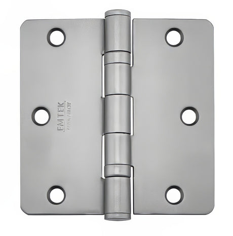 Emtek 94023US26 ball bearing hinge in satin stainless, additional view