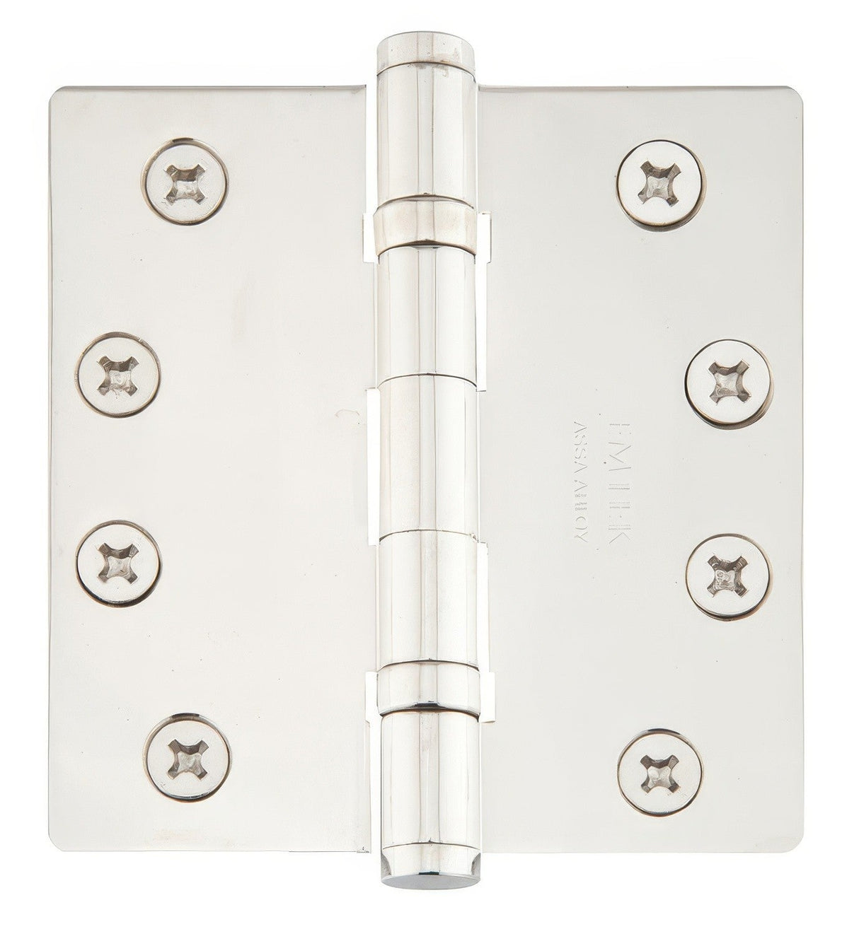 Emtek 94024US14 polished nickel ball bearing hinge