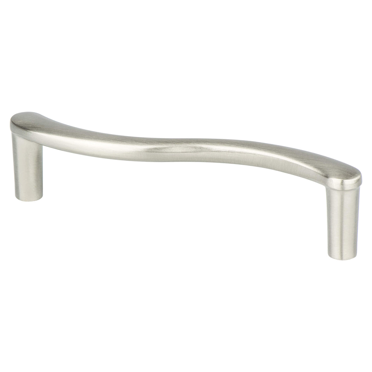 Berenson Advantage Plus Six 96mm Center to Center Cabinet Pull in Brushed Nickel