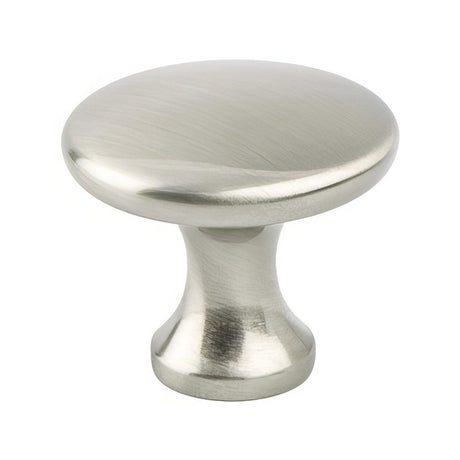 Berenson 9429-1BPN-P brushed nickel round cabinet knob