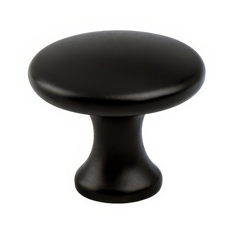 Berenson 9431-1055-P matte black round cabinet knob