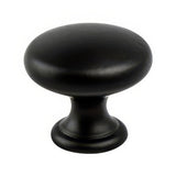 Berenson 9434-4055-P matte black round cabinet knob