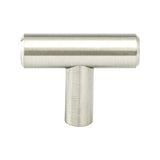 Berenson 9435-2BPN-P brushed nickel t shaped cabinet pull