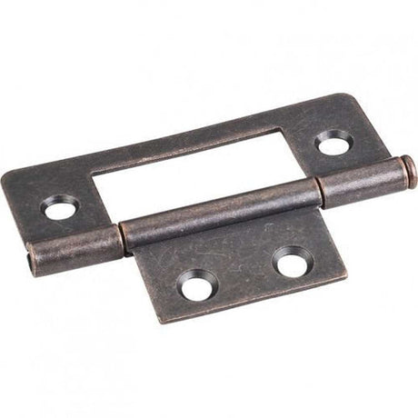 Hardware Resources 9500DACM distressed antique brass non mortise hinge