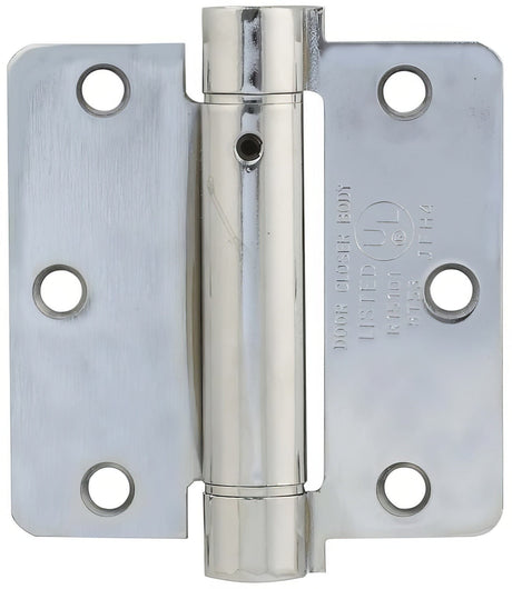 Emtek 95023US26 Door Hinges spring hinge in satin stainless, additional view