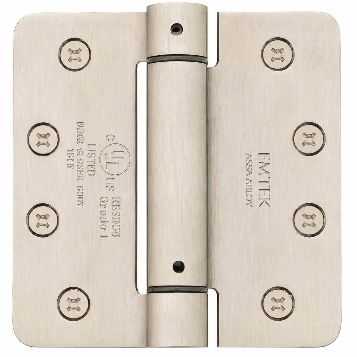Emtek 95034TWB tumbled white bronze spring hinge