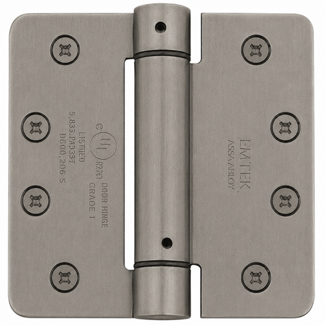 Emtek 95034US15A pewter spring hinge
