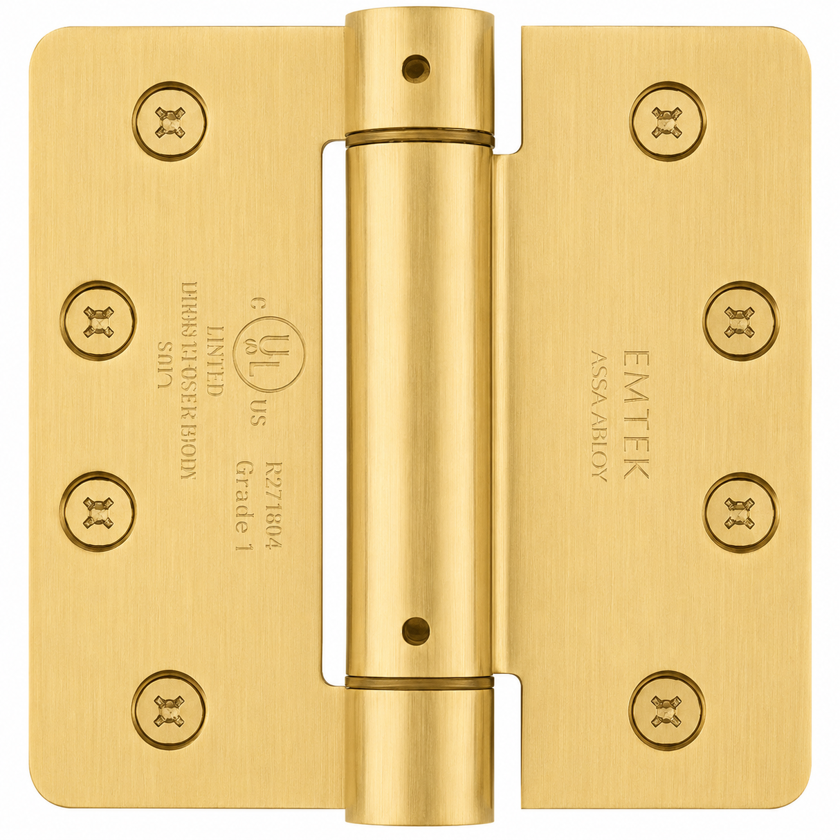 Emtek 95034US4 satin brass spring hinge