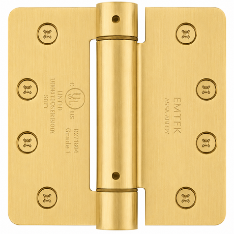 Emtek 95034US4 satin brass spring hinge