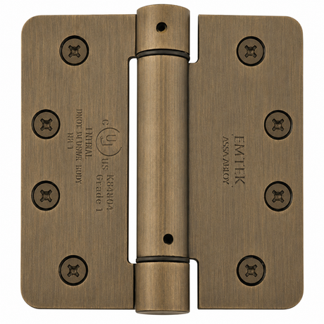 Emtek 95034US7 french antique spring hinge