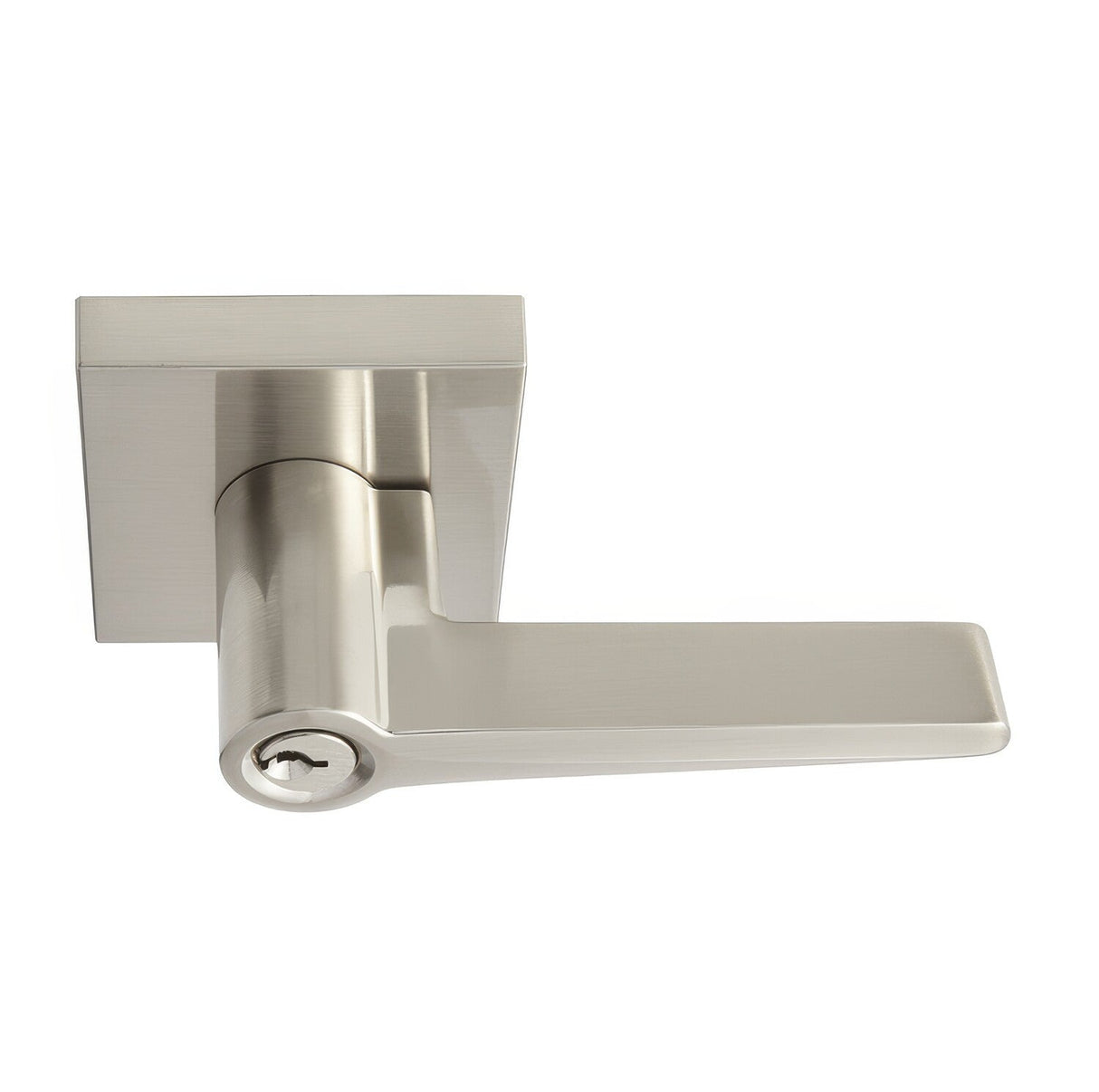 Better Home Products 95515SN satin nickel keyed entry door lever