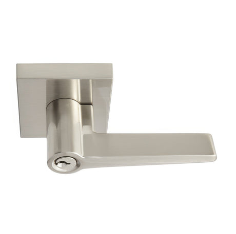 Better Home Products 95515SN satin nickel keyed entry door lever