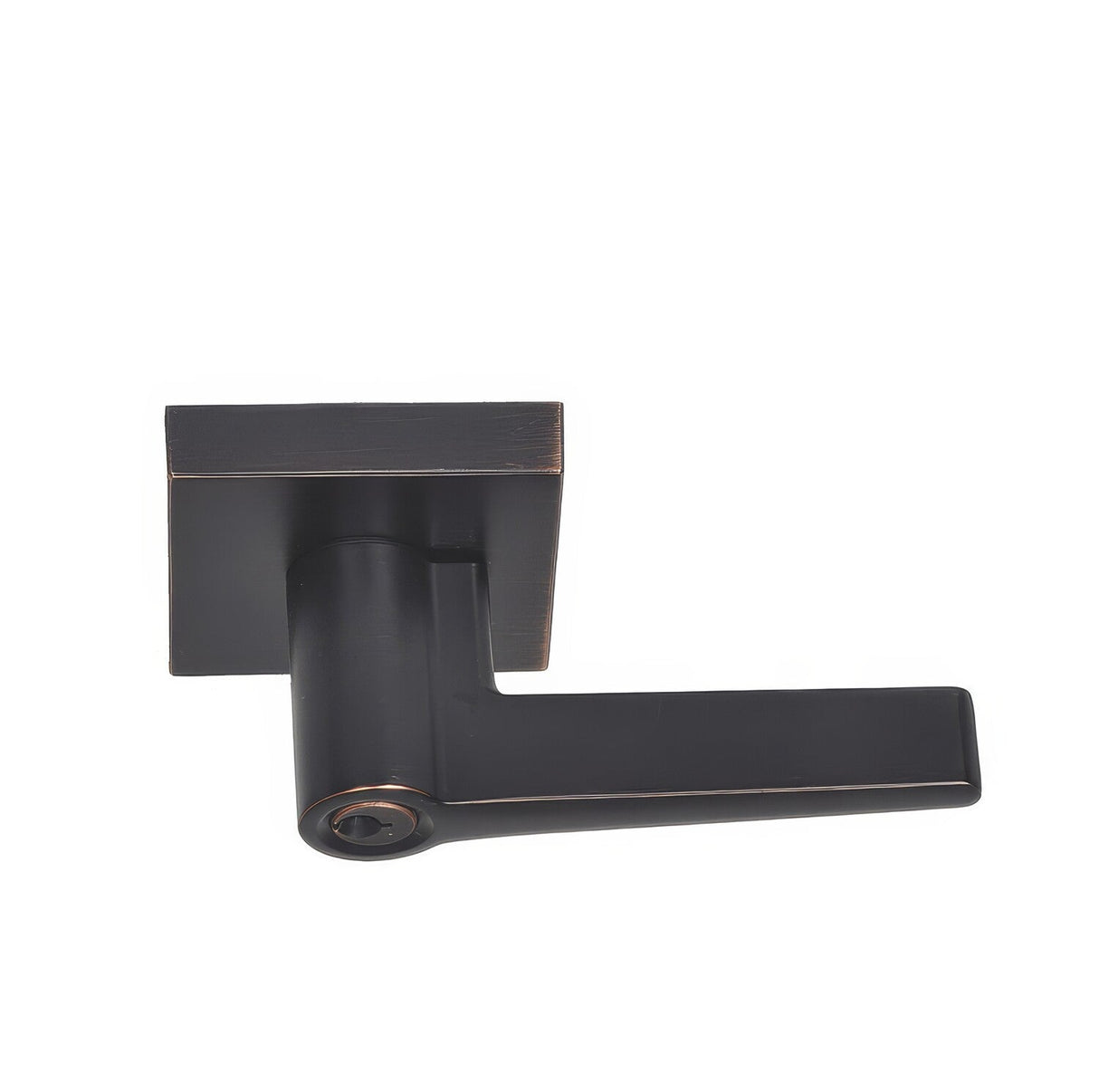 Better Home Products 95544BLK matte black keyed entry door lever