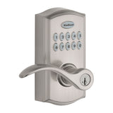 Kwikset 955PML-15S satin nickel electronic keyless deadbolt
