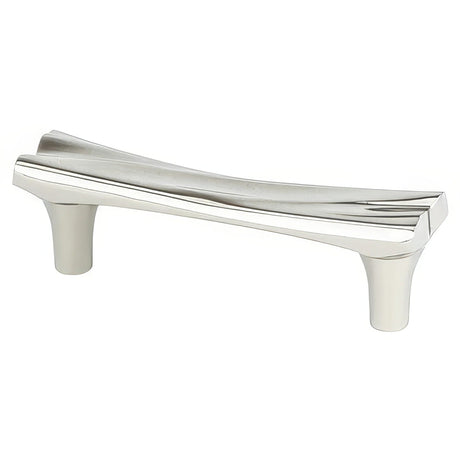 Berenson 9574-1014-P polished nickel cabinet handle pull