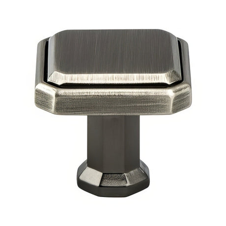 Berenson 9580-1VTN-P vintage nickel cabinet knob