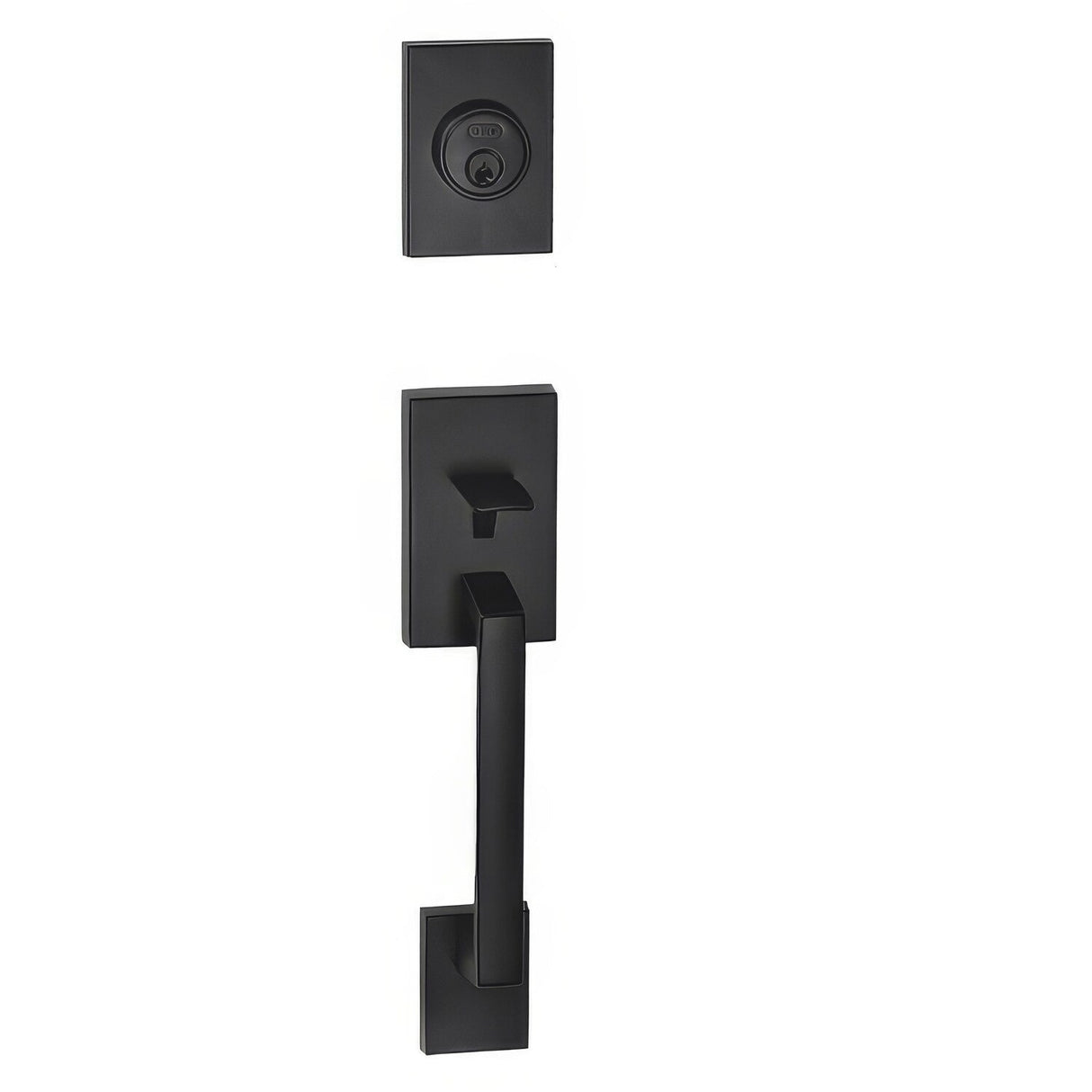 Better Home Products 95844BLK matte black single cylinder handleset