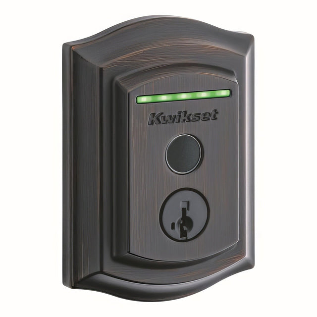 Kwikset 959TRLFPRT-11PS venetian bronze electronic keyless deadbolt