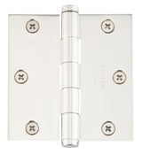 Emtek 96113US14 polished nickel plain bearing hinge