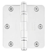 Emtek 96123US14 polished nickel plain bearing hinge