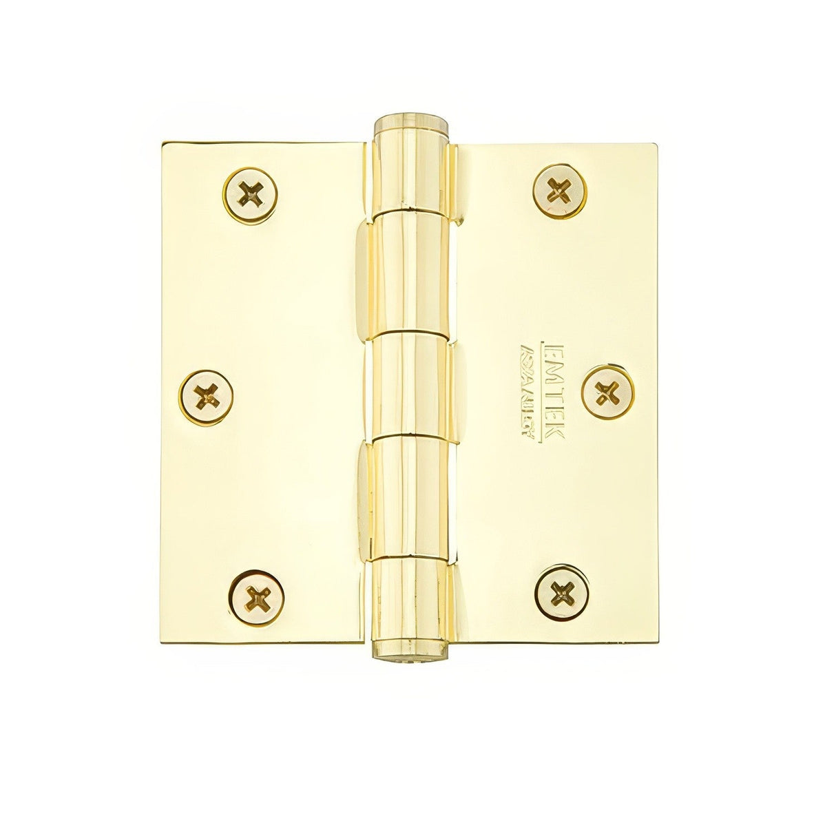 Emtek 96213US3 polished brass plain bearing hinge