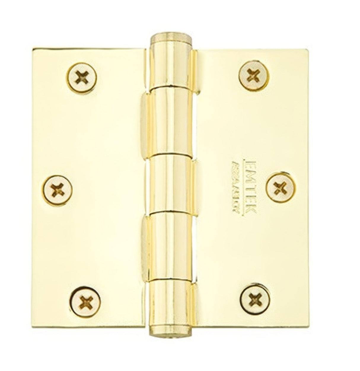 Emtek 96213US3NL unlacquered brass plain bearing hinge