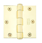 Emtek 96213US3NL unlacquered brass plain bearing hinge