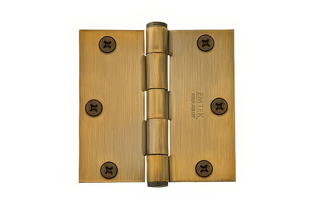 Emtek 96213US7 french antique plain bearing hinge