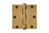 Emtek 96213US7 french antique plain bearing hinge