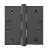 Emtek 96215US19 flat black plain bearing hinge