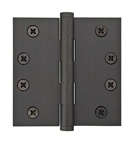 Emtek 96215US19 flat black plain bearing hinge