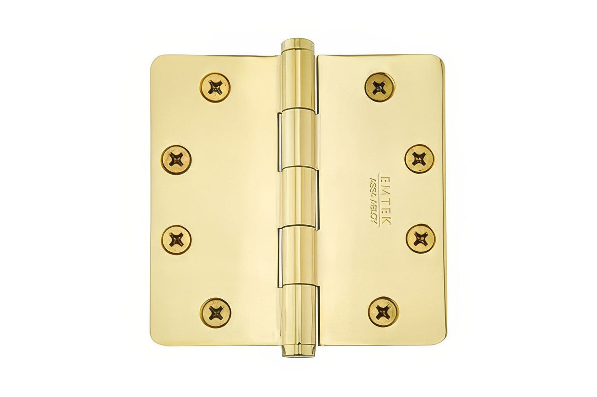 Emtek 96224US4 satin brass plain bearing hinge